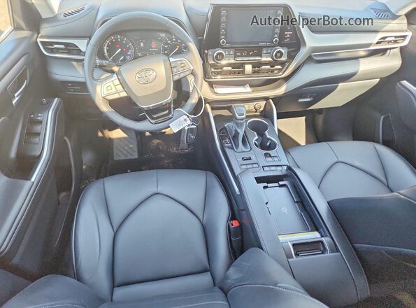 5TDHZRBH5LS502858 2020 TOYOTA HIGHLANDER Tan Вид панелі приладів