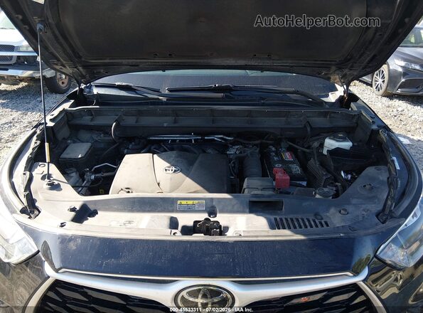5TDHZRBH6LS513609 2020 TOYOTA HIGHLANDER Black უკანა ხედი