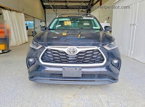 5TDHZRBH6MS095151 2021 TOYOTA HIGHLANDER Black Դիմացի տեսք