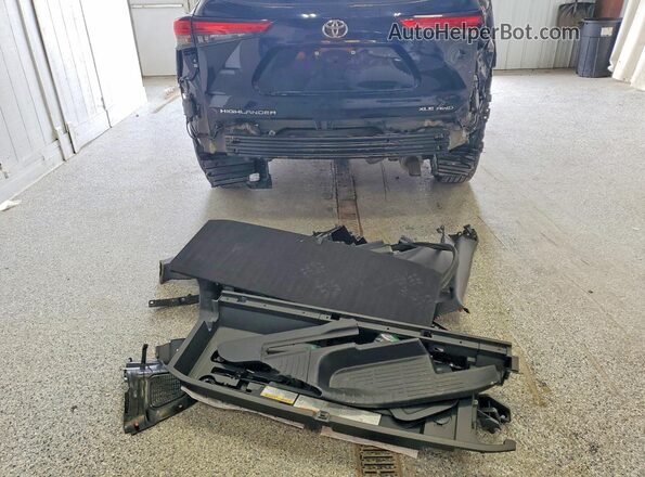 5TDHZRBH6MS095151 2021 TOYOTA HIGHLANDER Black VIN կոդի պիտակի տեսք