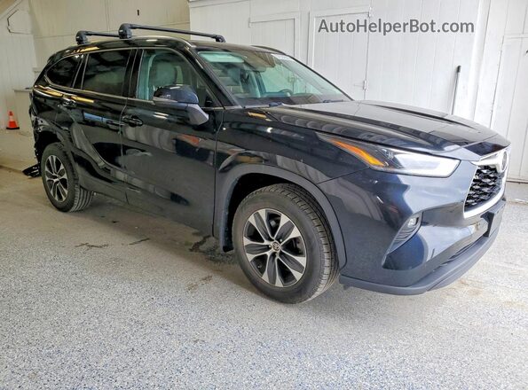 5TDHZRBH6MS095151 2021 TOYOTA HIGHLANDER Black Առջևի աջ