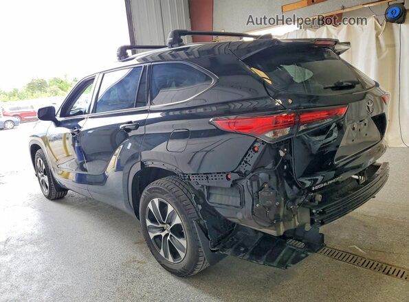 5TDHZRBH6MS095151 2021 TOYOTA HIGHLANDER Black Հետևի ձախ