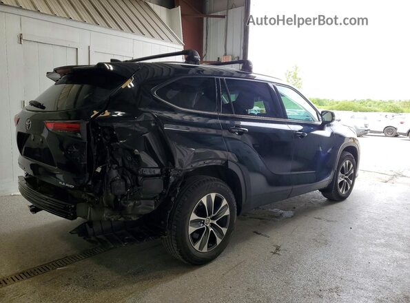 5TDHZRBH6MS095151 2021 TOYOTA HIGHLANDER Black Հետևի աջ