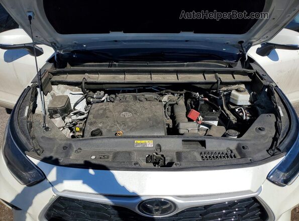 5TDHZRBH6MS533649 2021 TOYOTA HIGHLANDER Белый Вид подкапотного пространства