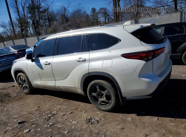5TDHZRBH6MS533649 2021 TOYOTA HIGHLANDER Белый Задняя левая четверть