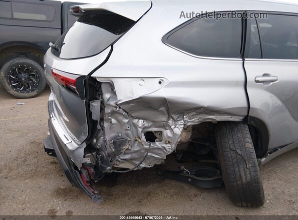 5TDHZRBH7LS000854 2020 TOYOTA HIGHLANDER Silver Widok z przodu