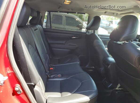 5TDHZRBH7LS520634 2020 TOYOTA HIGHLANDER Red Вид задньої частини салону