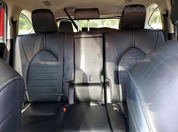 5TDHZRBH7LS520634 2020 TOYOTA HIGHLANDER Red Вид задніх сидінь
