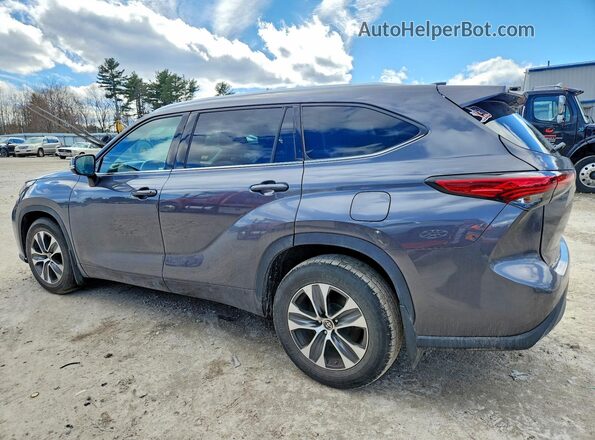 5TDHZRBH7MS081906 2021 TOYOTA HIGHLANDER Gray უკანა მარცხენა