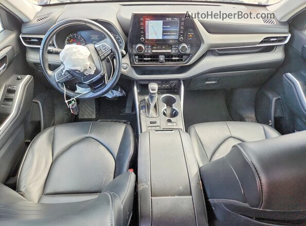 5TDHZRBH7MS081906 2021 TOYOTA HIGHLANDER Gray წინა პანელის ხედი