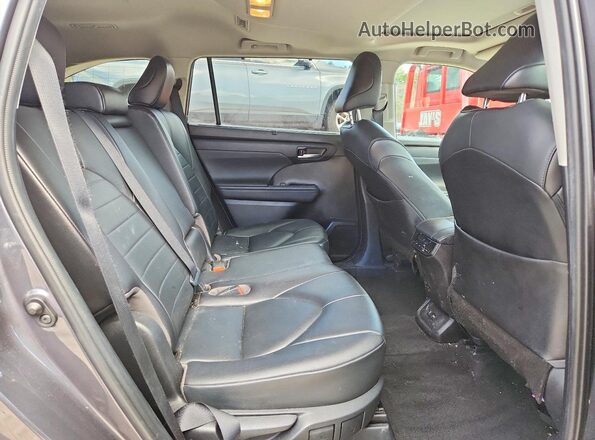 5TDHZRBH7MS081906 2021 TOYOTA HIGHLANDER Gray უკანა სალონის ხედი