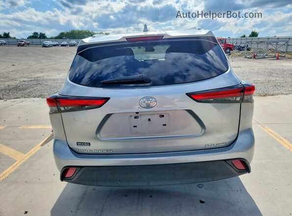 5TDHZRBH7MS523194 2021 TOYOTA HIGHLANDER Silver Vista trasera