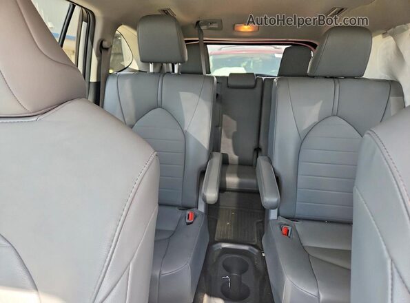 5TDHZRBH7MS523194 2021 TOYOTA HIGHLANDER Silver Vista de los asientos traseros