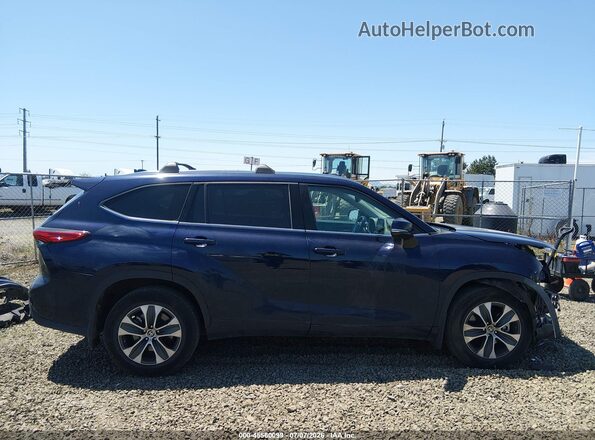 5TDHZRBH7MS524846 2021 TOYOTA HIGHLANDER Dark Blue Սալոնի 360 աստիճան տեսք