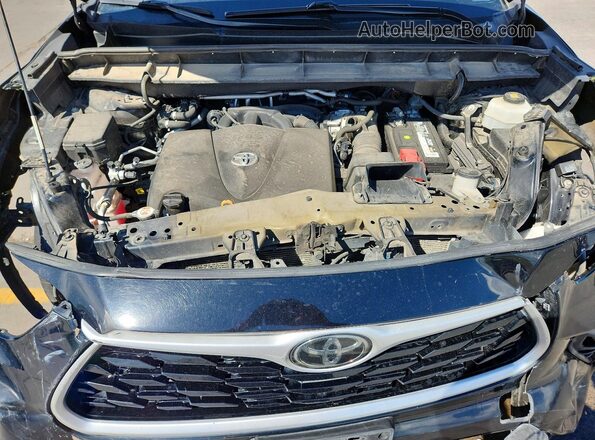 5TDHZRBH9LS514401 2020 TOYOTA HIGHLANDER Черный Вид подкапотного пространства