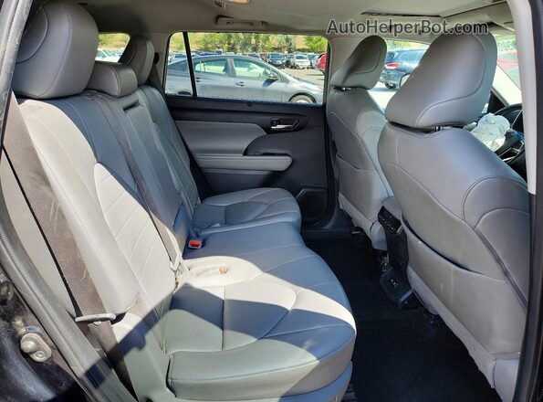 5TDHZRBH9LS514401 2020 TOYOTA HIGHLANDER Черный Вид задней части салона