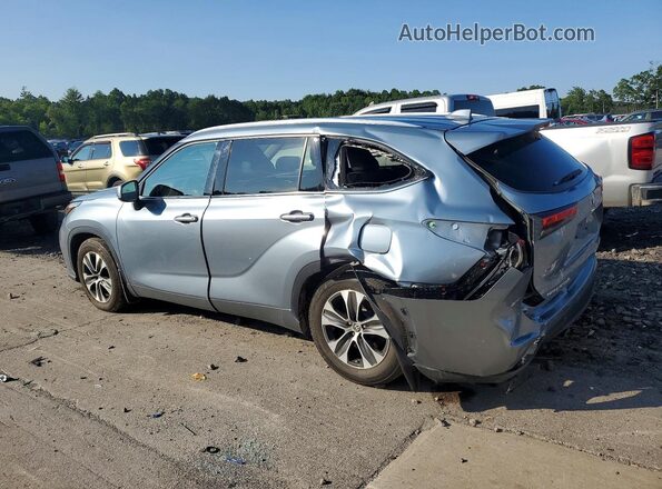 5TDHZRBHXLS001402 2020 TOYOTA HIGHLANDER Blue Tył lewy