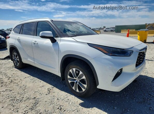 5TDHZRBHXMS538014 2021 TOYOTA HIGHLANDER White Передня права чверть
