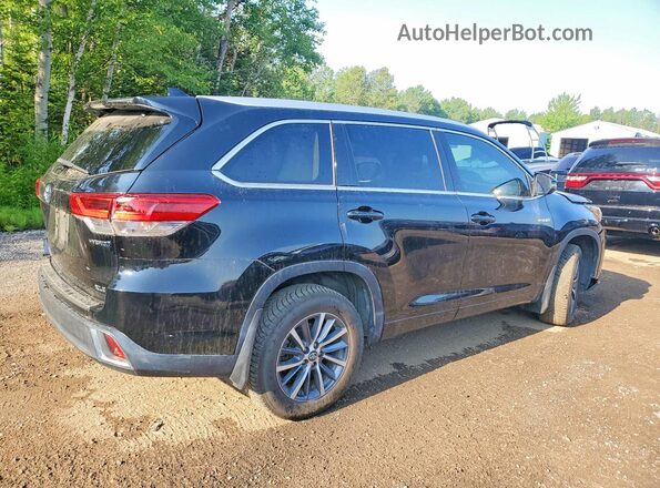 5TDJGRFH1JS050597 2018 TOYOTA HIGHLANDER Black Rear right