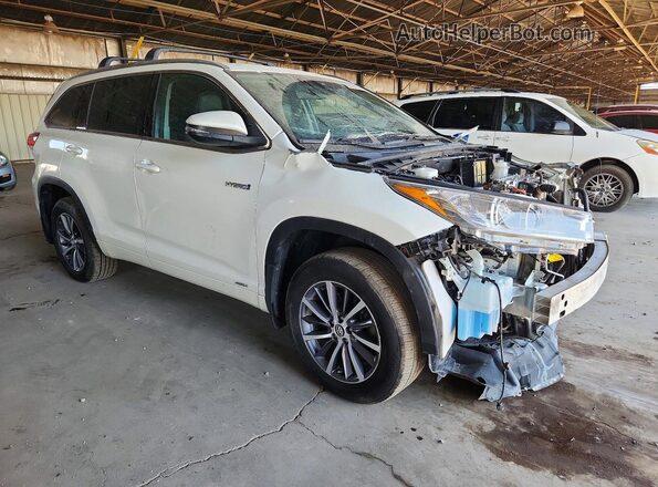 5TDJGRFH2HS034225 2017 TOYOTA HIGHLANDER White Przód prawy