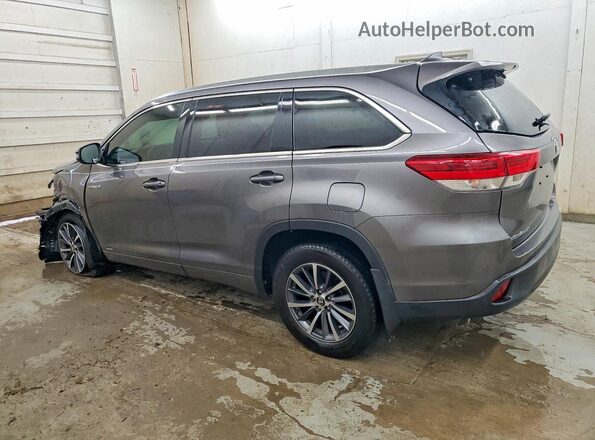 5TDJGRFH2JS037115 2018 TOYOTA HIGHLANDER Gray უკანა მარცხენა
