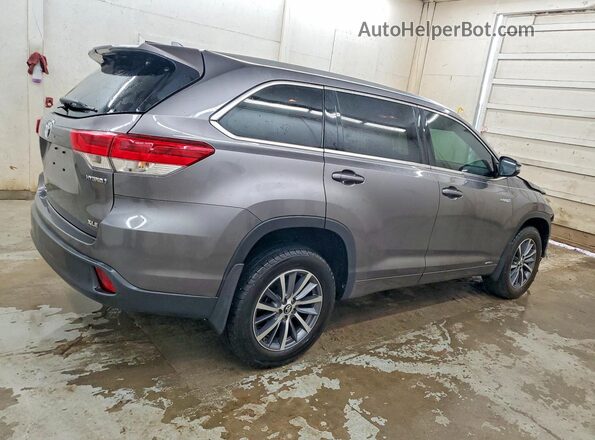 5TDJGRFH2JS037115 2018 TOYOTA HIGHLANDER Gray უკანა მარჯვენა