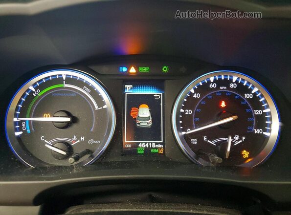 5TDJGRFH2JS037115 2018 TOYOTA HIGHLANDER Gray ხელსაწყოთა პანელის ხედი
