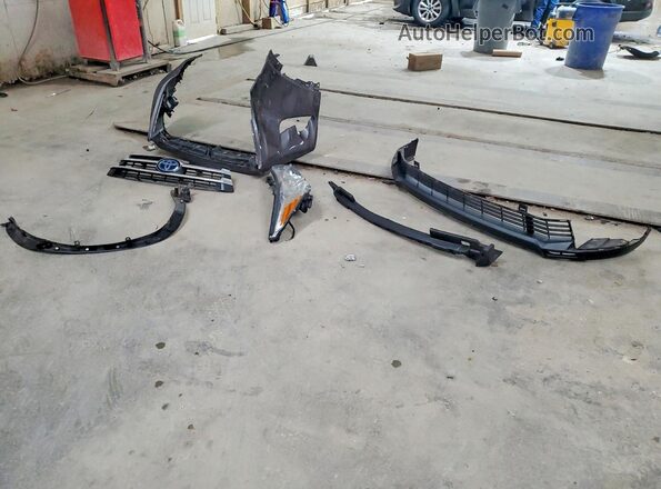 5TDJGRFH2JS037115 2018 TOYOTA HIGHLANDER Gray VIN კოდის სტიკერის ხედი