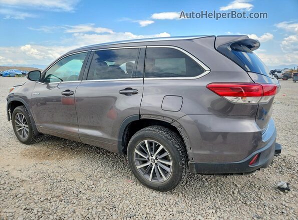 5TDJGRFH3JS048477 2018 TOYOTA HIGHLANDER Gray Rear left