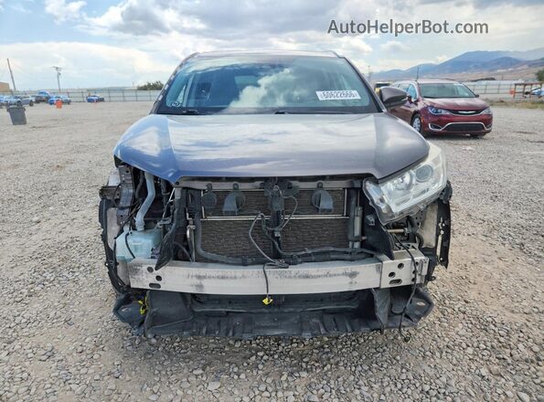 5TDJGRFH3JS048477 2018 TOYOTA HIGHLANDER Gray Front view