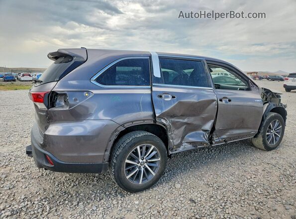 5TDJGRFH3JS048477 2018 TOYOTA HIGHLANDER Gray Rear right