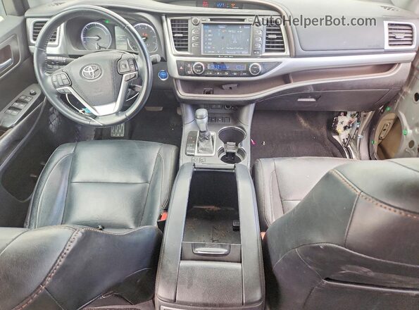 5TDJGRFH3JS048477 2018 TOYOTA HIGHLANDER Gray Dashboard view