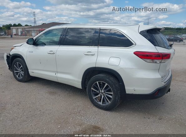5TDJGRFH6JS039160 2018 TOYOTA HIGHLANDER White Tył lewy