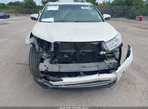 5TDJGRFH6JS039160 2018 TOYOTA HIGHLANDER White Widok z przodu