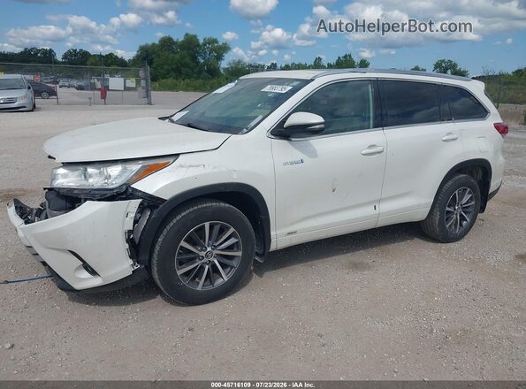 5TDJGRFH6JS039160 2018 TOYOTA HIGHLANDER White Przód lewy