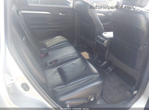 5TDJGRFH6JS045105 2018 TOYOTA HIGHLANDER HYBRID Silver Вид наклейки з VIN-кодом