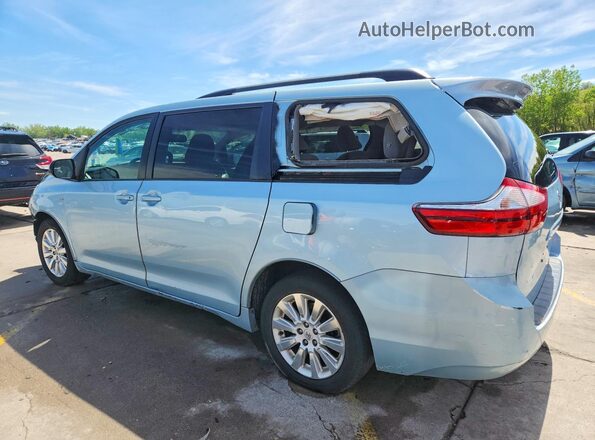5TDJK3DC9GS132024 2016 TOYOTA SIENNA Blue Rear left