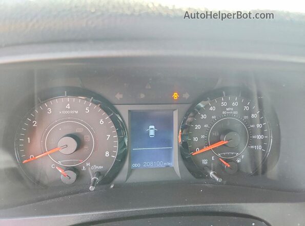 5TDJK3DC9GS132024 2016 TOYOTA SIENNA Blue Instrument cluster view