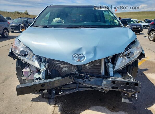 5TDJK3DC9GS132024 2016 TOYOTA SIENNA Blue Front view