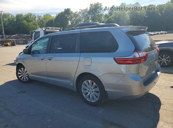 5TDJK3DCXGS137071 2016 TOYOTA SIENNA Silver Trasero izquierdo