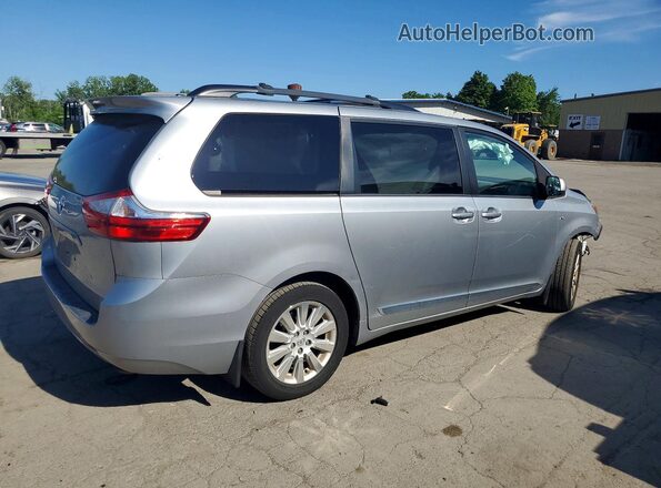 5TDJK3DCXGS137071 2016 TOYOTA SIENNA Silver Trasero derecho