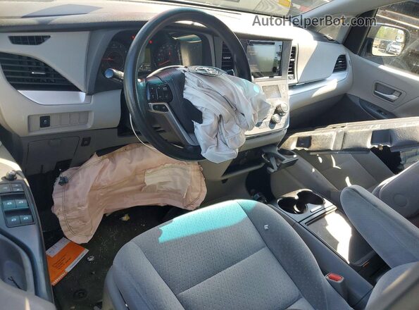 5TDJK3DCXGS137071 2016 TOYOTA SIENNA Silver Vista del salpicadero