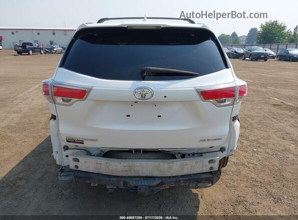 5TDJKRFH1GS246014 2016 TOYOTA HIGHLANDER Белый Вид спереди