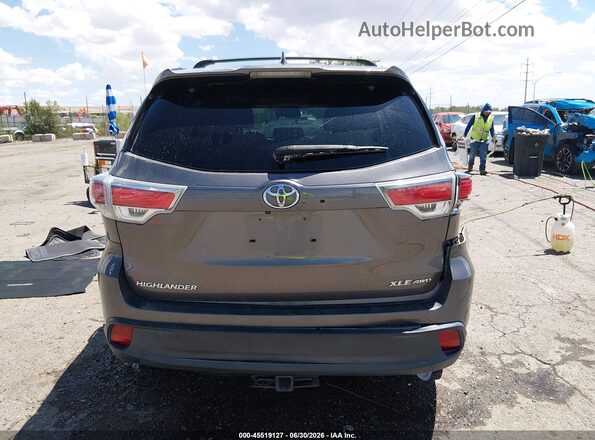 5TDJKRFH2GS301036 2016 TOYOTA HIGHLANDER Silver 