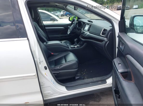 5TDJKRFH3GS282545 2016 TOYOTA HIGHLANDER White წინა სალონის ხედი