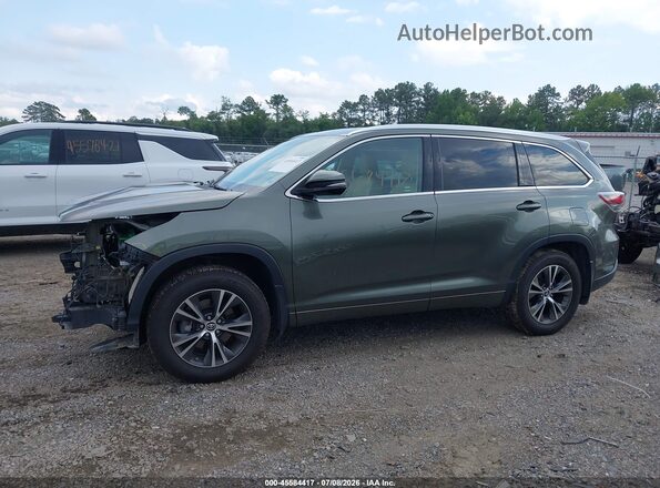 5TDJKRFH3GS324860 2016 TOYOTA HIGHLANDER Green 