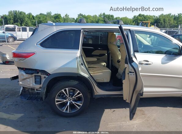 5TDJKRFH4GS294364 2016 TOYOTA HIGHLANDER Gold VIN კოდის სტიკერის ხედი