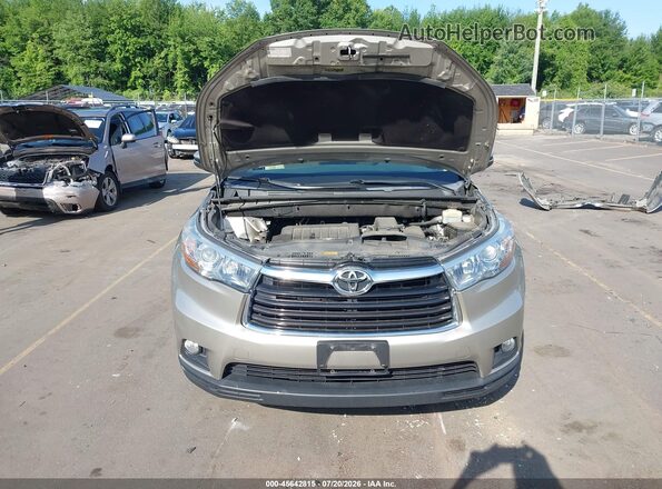 5TDJKRFH4GS294364 2016 TOYOTA HIGHLANDER Gold უკანა ხედი