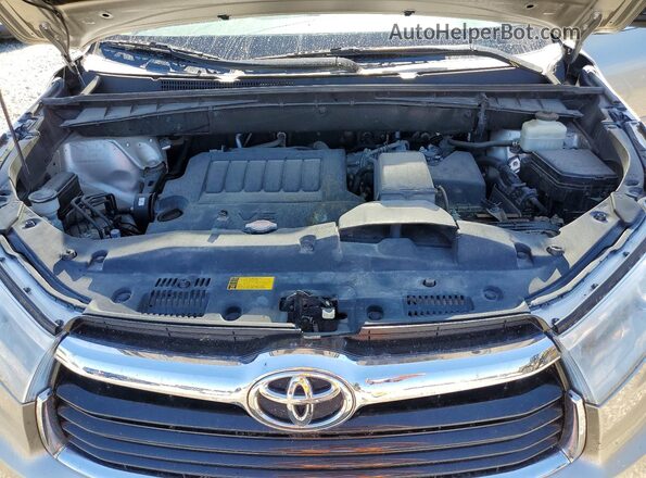 5TDJKRFH4GS338198 2016 TOYOTA HIGHLANDER Gold Widok komory silnika