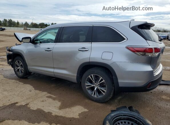 5TDJKRFH4GS341019 2016 TOYOTA HIGHLANDER Silver Tył lewy